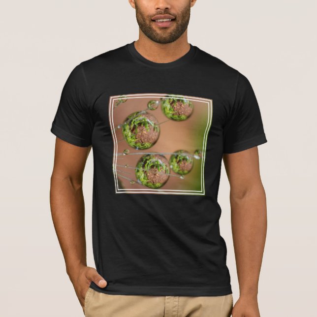 T-shirt Réflexion de gouttelette d'eau (Devant)