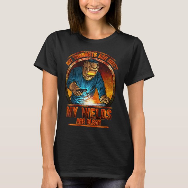 T-shirt RÉFLEXION DES SOUDATS PROPRES Soudure (Devant)