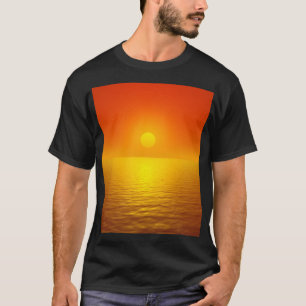 T-shirt Réflexion du coucher de soleil