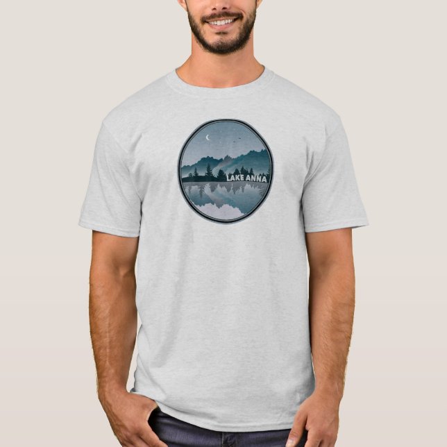 T-shirt Réflexion du lac Anna Virginia (Devant)