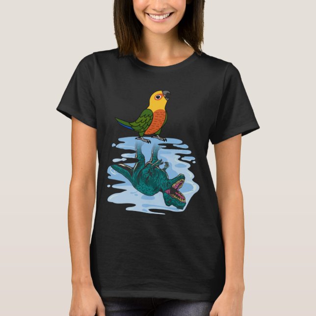 T-shirt Réflexion Perroquet & Rex I Jenday Conure (Devant)