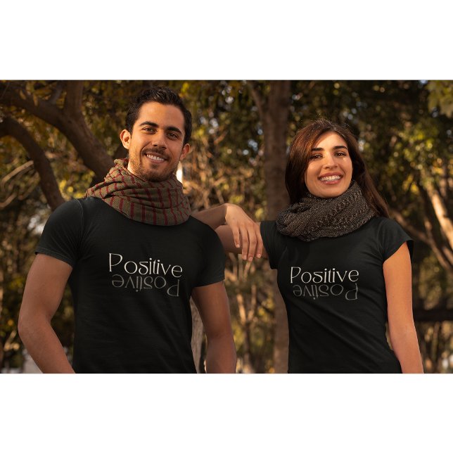 T-shirt Réflexion positive Conception moderne (Créateur téléchargé)