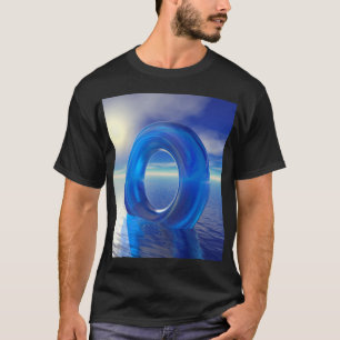 T-shirt Réflexions bleues