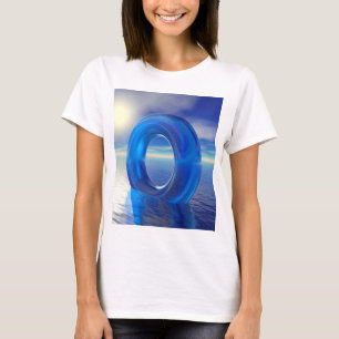 T-shirt Réflexions bleues