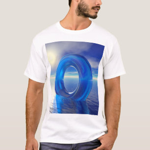 T-shirt Réflexions bleues