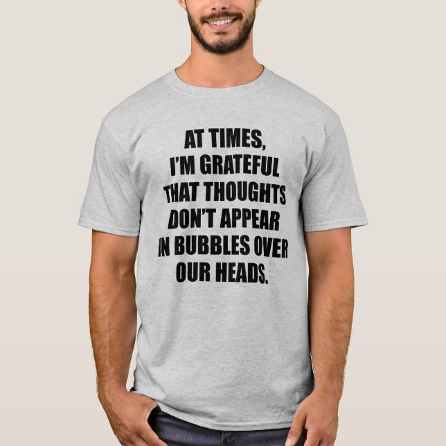 T-shirt Réflexions bulles (Devant)