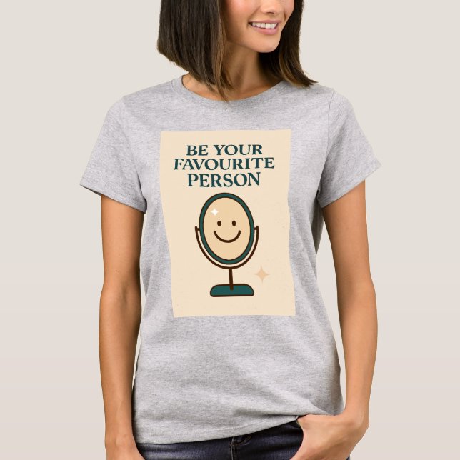 T-shirt "Réflexions de la joie - Portez votre lumière inté (Devant)