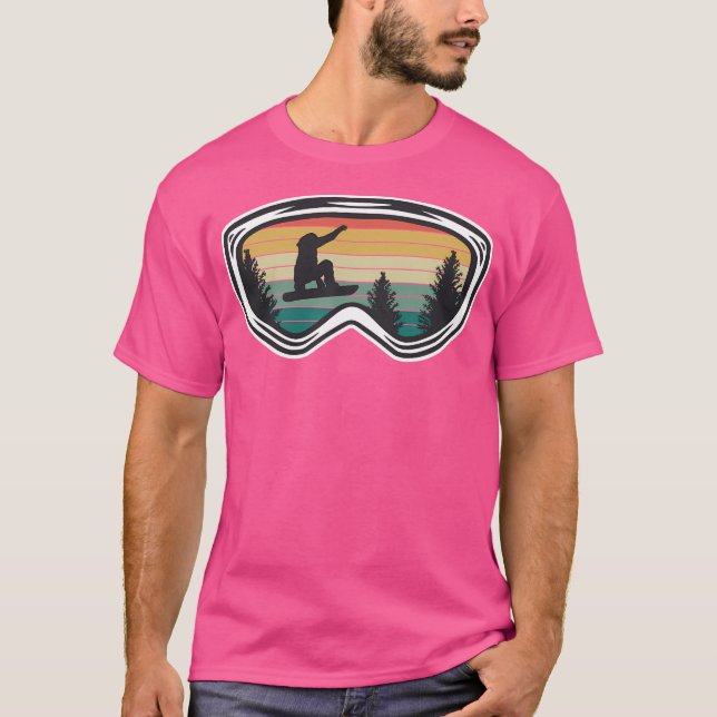 T-shirt Réflexions D'Un Snowboardeur (Devant)