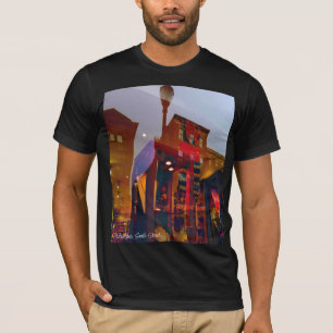 T-shirt Réflexions rouges dans les rues de Philadelphie