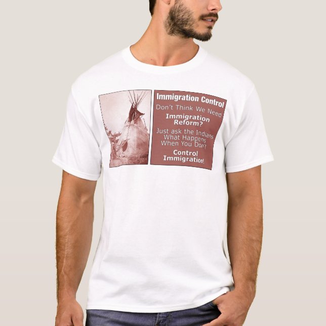 T-shirt Réforme de l'immigration V2 (Devant)