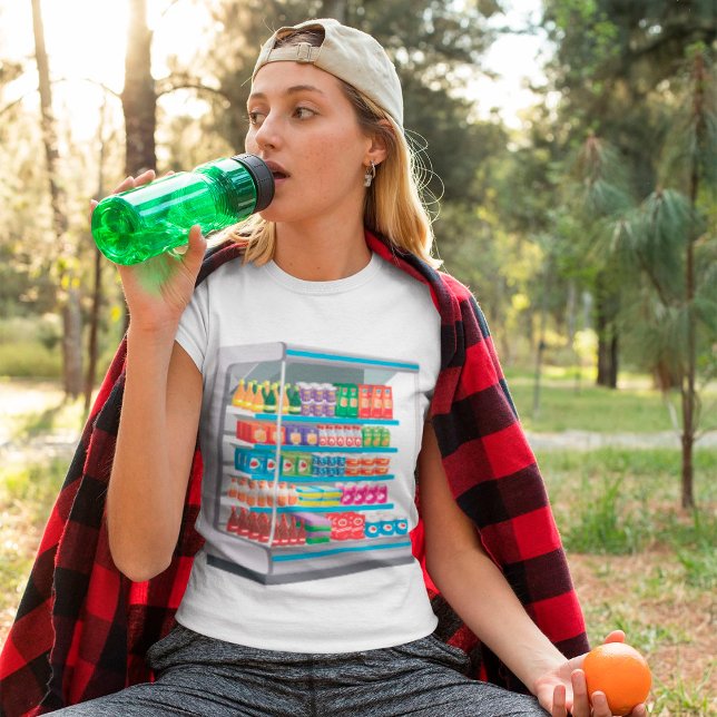 T-shirt Réfrigérateur laitier de supermarché (Créateur téléchargé)