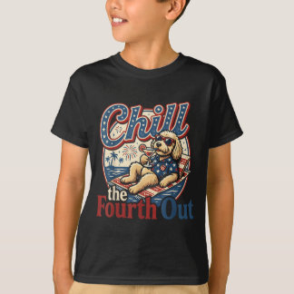 T-shirt Refroidir le quatrième drôle de Goldendoodle amate