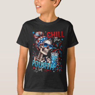 T-shirt Refroidir le quatrième Mignon Corgi Patriotique 4