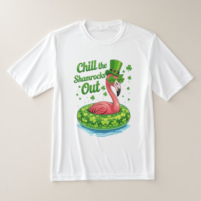T-shirt Refroidir les trèfles drôle  St Patrick's Day (Poser)