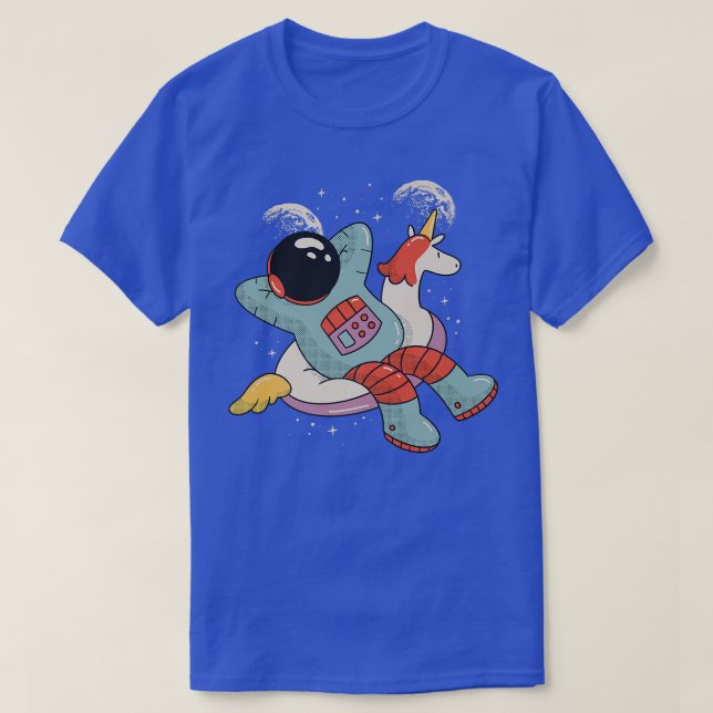 T-shirt Refroidissement dans l'espace Flottant Astronaute  (Design devant)
