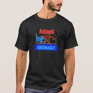 T-shirt Refuge Animaux Adoption Chats Chiens Refuge pour A