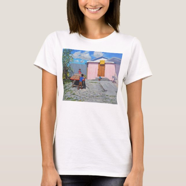 T-shirt Refuge de De African Queen de ping-pong (Devant)