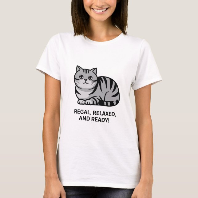 T-shirt Regal British Shorthair (Devant)