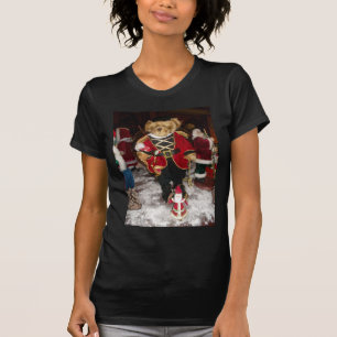 T-shirt Regal Christmas Teddy Bear Holiday Art Imprimer