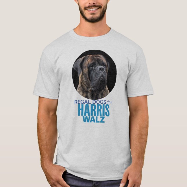 T-shirt Regal Dogs pour Harris Walz (Devant)