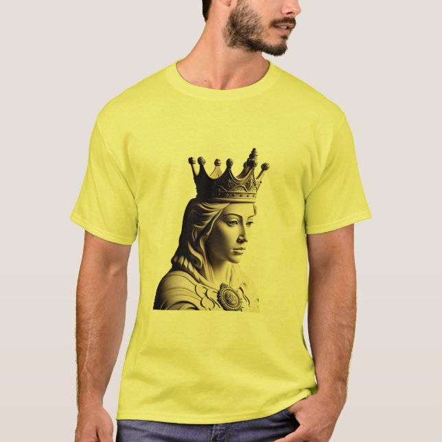 T-shirt Regal Majesty : Pourcentage couronné (Devant)
