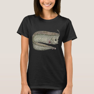 T-shirt Régalec à Crête Poisson, Vieille Illustration de V