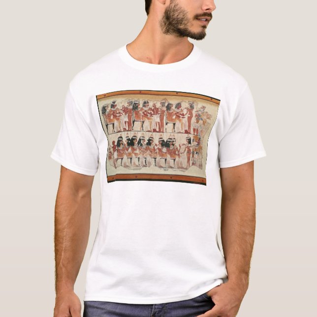 T-shirt Régalez la scène, de Thebes, c.1400 AVANT JÉSUS (Devant)
