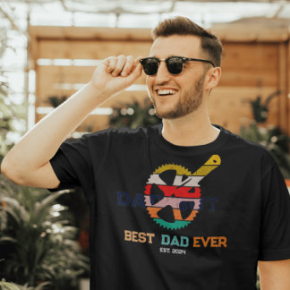 T-shirt Regalo Personalizado Para Papa  amante al ciclismo