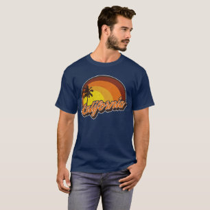 T-shirt Regard affligé du soleil de la Californie rétro