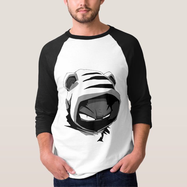 T-shirt Regard fixe de Brunzie (lumière) (Devant)