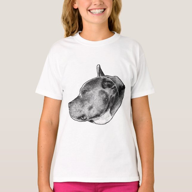 T-shirt regard manga puissance (Devant)