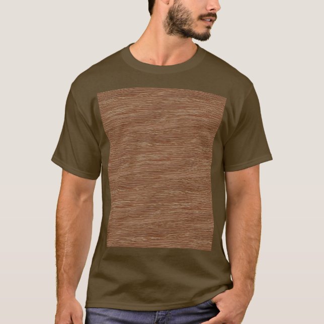 T-shirt Regard naturel Brown de grain en bois de chêne de (Devant)