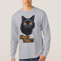 Regard Orange : Surprenant visage de chat noir