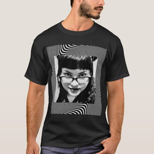 T-shirt Regard percé monochrome (Devant)