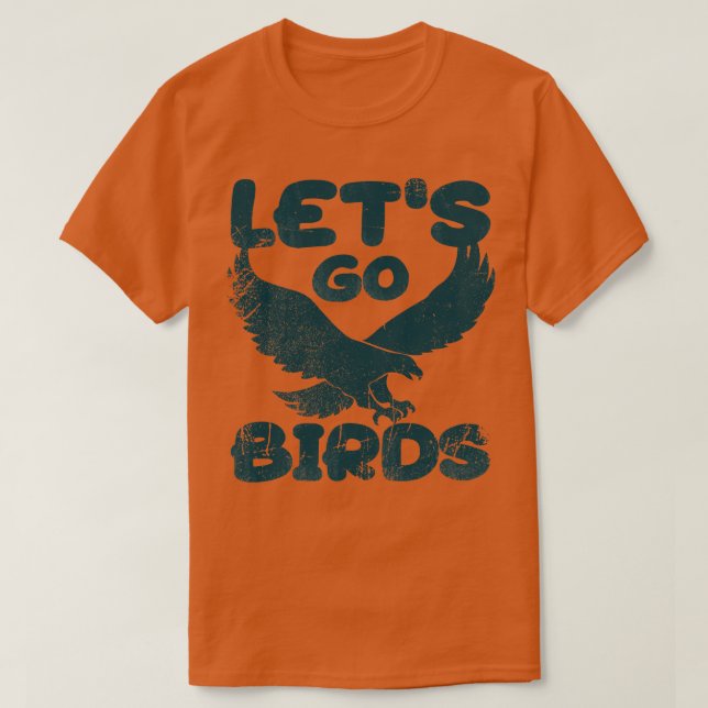 T-shirt Regard Rétro Oiseaux (Design devant)