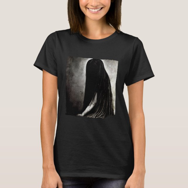 T-shirt regard sans visage (Devant)