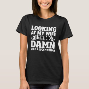T-shirt Regard Sur Ma Femme Mari Humour Mariage Mar