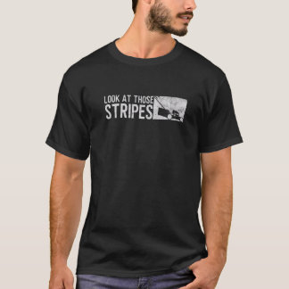 T-shirt Regarde ces rayures Tonte de pelouse Tondeuse à