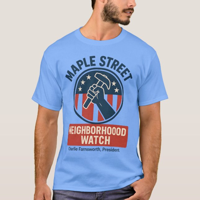 T-shirt REGARDE DU QUARTIER DE Maple Street (Devant)
