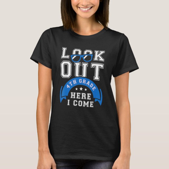 T-shirt Regarde en 4e année Je viens désespéré (Devant)