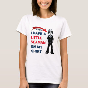 T-SHIRT REGARDE ! J'AI UN PETIT HOMME DE MER SUR MA CHEMIS
