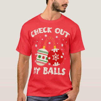 T-shirt Regarde Mes Boules sale Christma