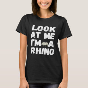 T-shirt Regarde-moi Je suis un costume d'Halloween Rhino