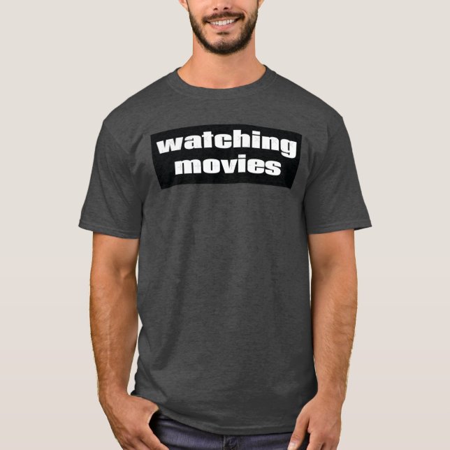T-shirt Regarder des films ami (Devant)