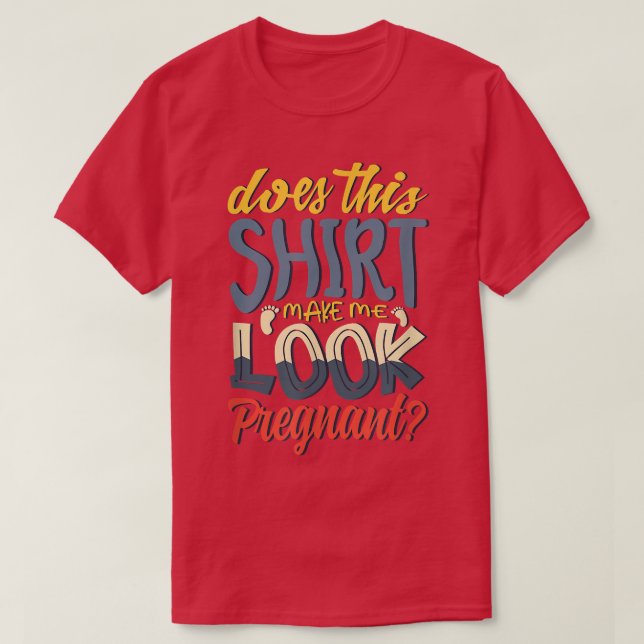 T-shirt Regarder la mère enceinte Grossesse bébé (Design devant)