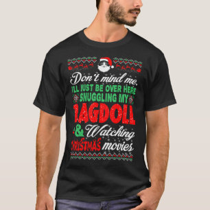 T-shirt Regarder les films de Noël de Ragdoll