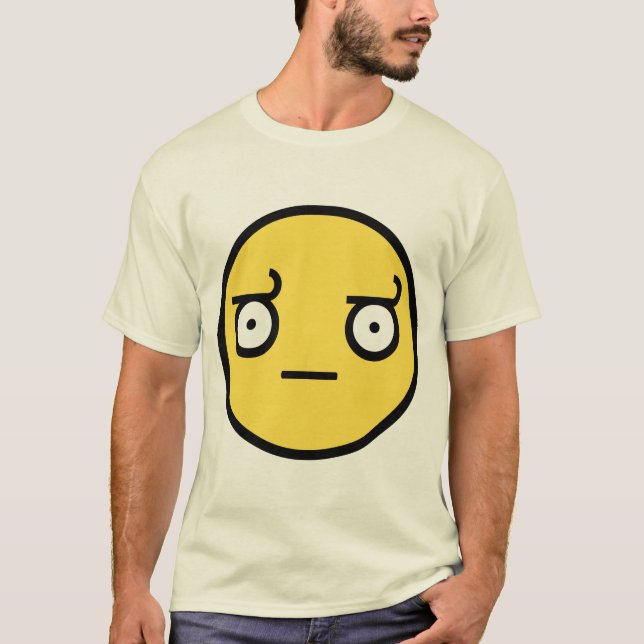 T-shirt Regardez du visage de désapprobation (Devant)