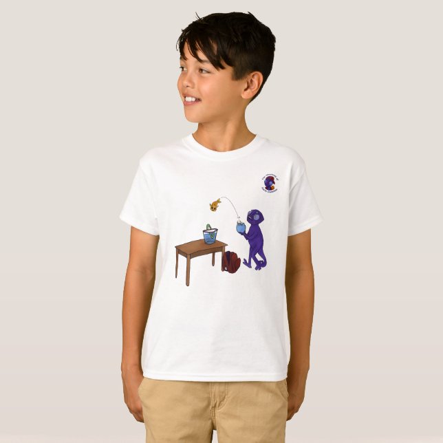 T-shirt Regardez, je suis un poisson de vol (Devant entier)