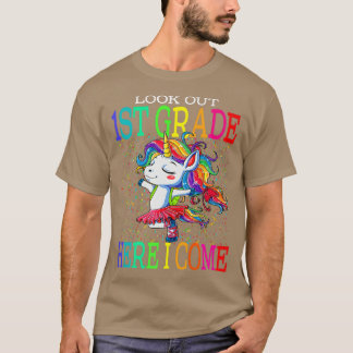T-shirt Regardez la 1ère année, me voici Licorne Retour à 
