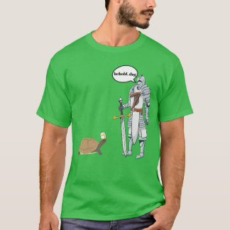T-shirt Regardez le chien Funnyurtle portant un chapeau de